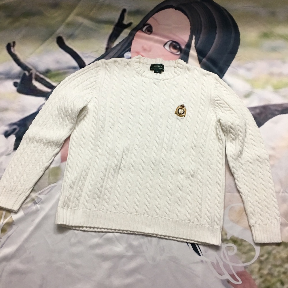 NWOT Lauren Ralph Lauren Emblem Sweater